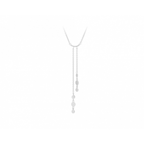 Pernille Corydon Flow halskæde - flot halskæde med vedhæng i sølv